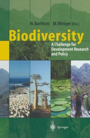 Biodiversity: A Challenge for Development Research and Policy de N. Biedinger