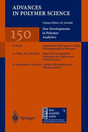 New Developments in Polymer Analytics I de M. Schmidt