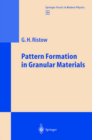 Pattern Formation in Granular Materials de Gerald H. Ristow