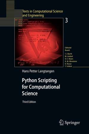 Python Scripting for Computational Science de Hans Petter Langtangen