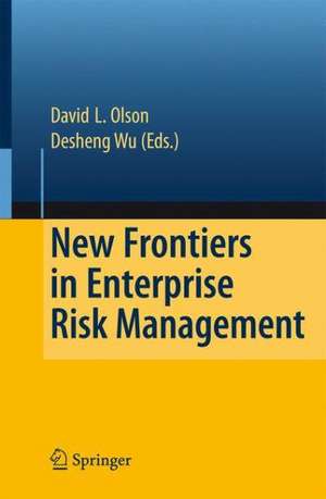 New Frontiers in Enterprise Risk Management de David L. Olson