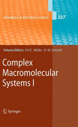 Complex Macromolecular Systems I de Axel H. E. Müller