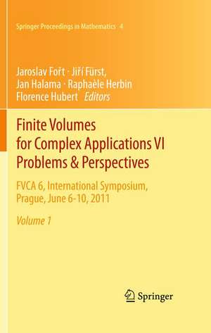 Finite Volumes for Complex Applications VI Problems & Perspectives: FVCA 6, International Symposium, Prague, June 6-10, 2011 de Jaroslav Fořt