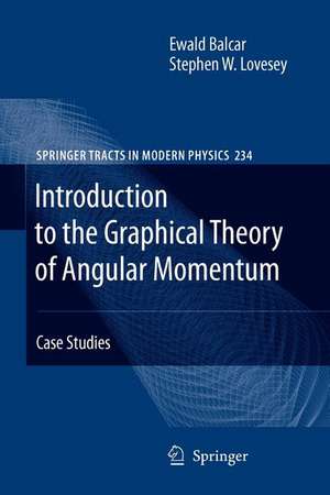 Introduction to the Graphical Theory of Angular Momentum: Case Studies de Ewald Balcar