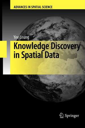 Knowledge Discovery in Spatial Data de Yee Leung