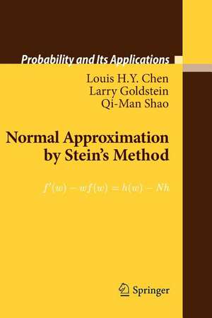 Normal Approximation by Stein’s Method de Louis H. Y. Chen