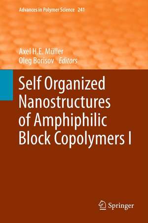 Self Organized Nanostructures of Amphiphilic Block Copolymers I de Axel H. E. Müller