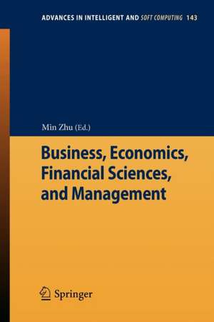 Business, Economics, Financial Sciences, and Management de Min Zhu