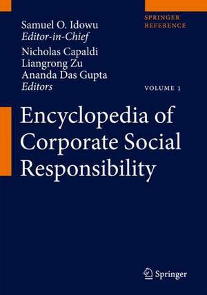 Encyclopedia of Corporate Social Responsibility de Samuel O Idowu