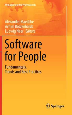 Software for People: Fundamentals, Trends and Best Practices de Alexander Maedche