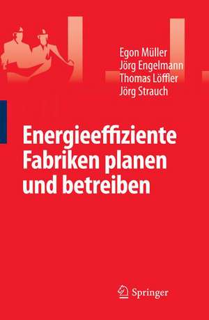 Energieeffiziente Fabriken planen und betreiben de Egon Müller