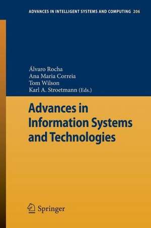 Advances in Information Systems and Technologies de Álvaro Rocha