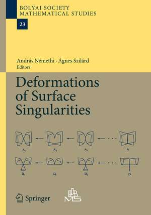 Deformations of Surface Singularities de Andras Némethi