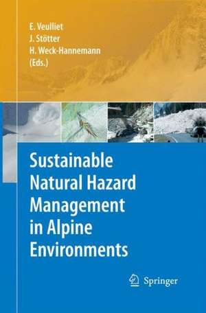 Sustainable Natural Hazard Management in Alpine Environments de Eric Veulliet