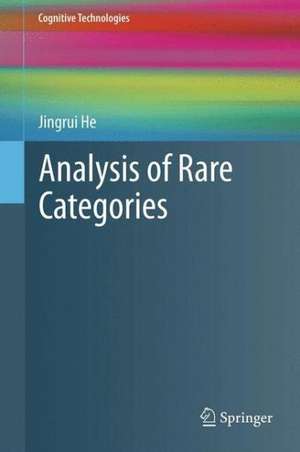 Analysis of Rare Categories de Jingrui He