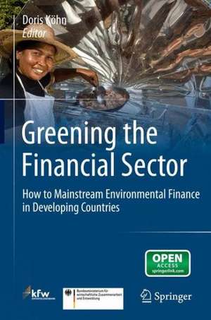 Greening the Financial Sector: How to Mainstream Environmental Finance in Developing Countries de Doris Köhn