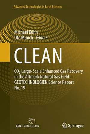 CLEAN: CO2 Large-Scale Enhanced Gas Recovery in the Altmark Natural Gas Field - GEOTECHNOLOGIEN Science Report No. 19 de Michael Kühn