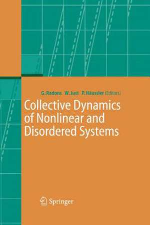 Collective Dynamics of Nonlinear and Disordered Systems de Günter Radons