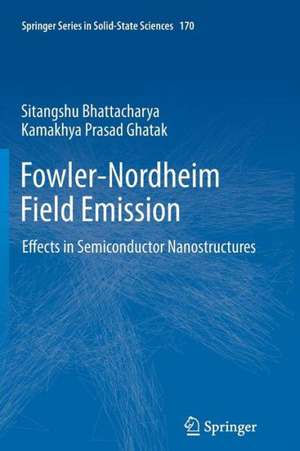 Fowler-Nordheim Field Emission: Effects in Semiconductor Nanostructures de Sitangshu Bhattacharya