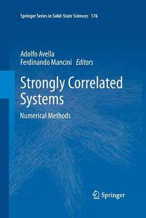 Strongly Correlated Systems: Numerical Methods de Adolfo Avella