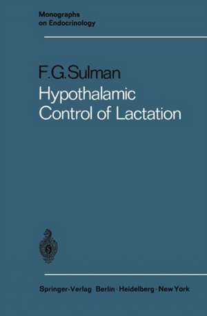 Hypothalamic Control of Lactation de M. Ben-David