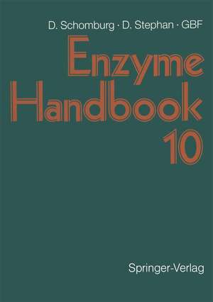 Enzyme Handbook 10: Class 1.1: Oxidoreductases de Dietmar Schomburg