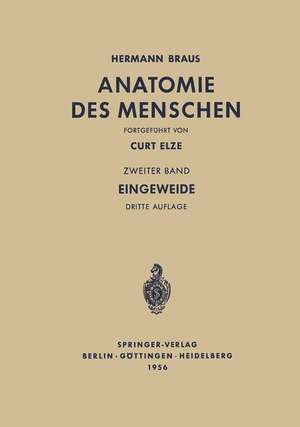 Eingeweide: Einschliesslich Periphere Leitungsbahnen I de Hermann Braus