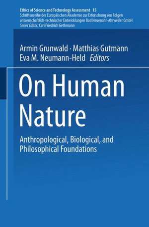 On Human Nature: Anthropological, Biological, and Philosophical Foundations de F. Wütscher