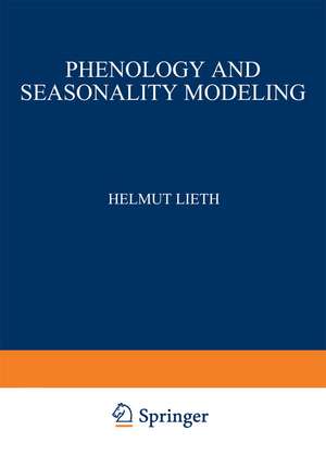 Phenology and Seasonality Modeling de H. Lieth