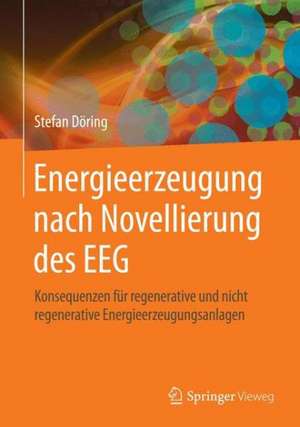 Energieerzeugung nach Novellierung des EEG: Konsequenzen für regenerative und nicht regenerative Energieerzeugungsanlagen de Stefan Döring