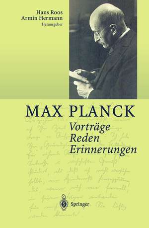 Vorträge Reden Erinnerungen de Max Planck