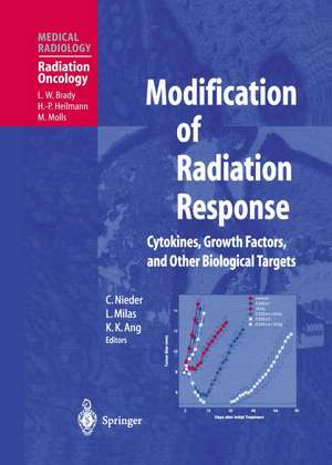 Modification of Radiation Response: Cytokines, Growth Factors, and Other Biological Targets de Carsten Nieder