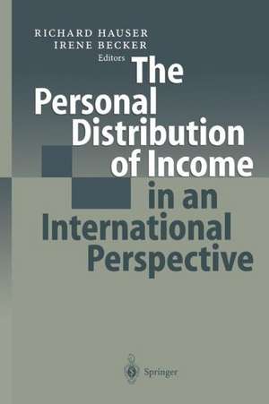 The Personal Distribution of Income in an International Perspective de Richard Hauser