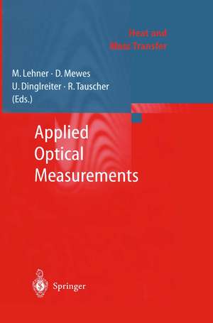 Applied Optical Measurements de U. Dinglreiter