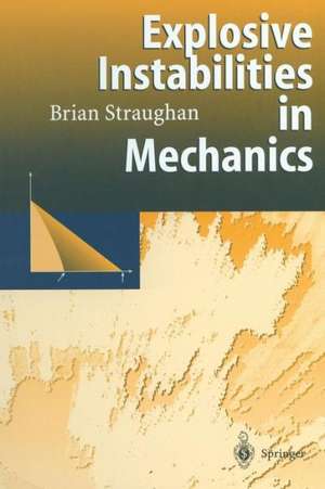 Explosive Instabilities in Mechanics de Brian Straughan