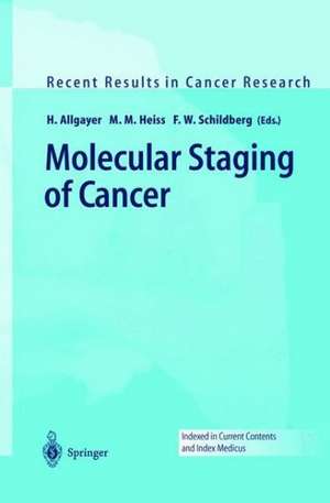 Molecular Staging of Cancer de H. Allgayer