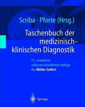 Taschenbuch der medizinisch-klinischen Diagnostik de Peter C. Scriba