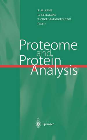 Proteome and Protein Analysis de R. M. Kamp