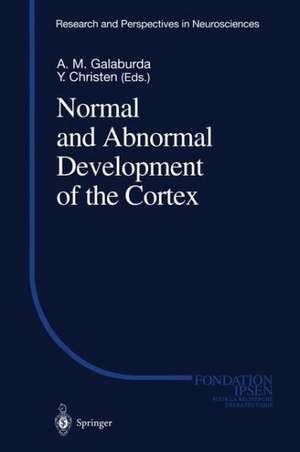 Normal and Abnormal Development of the Cortex de Albert M. Galaburda