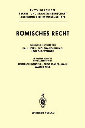 Römisches Recht de Paul Jörs