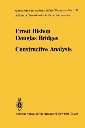 Constructive Analysis de E. Bishop