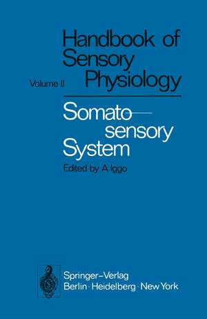 Somatosensory System de Ainsley Iggo