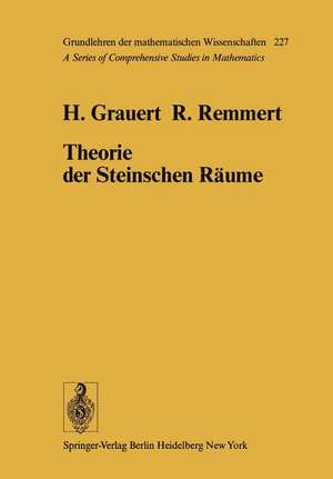 Theorie der Steinschen Räume de H. Grauert