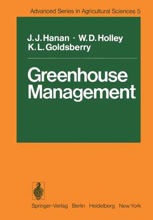 Greenhouse Management de J. J. Hanan