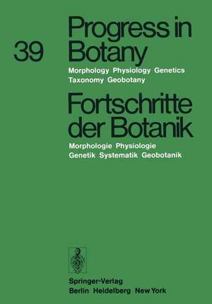 Progress in Botany / Fortschritte der Botanik: Morphology · Physiology · Genetics · Taxonomy · Geobotany / Morphologie · Physiologie · Genetik · Systematik · Geobotanik de Heinz Ellenberg