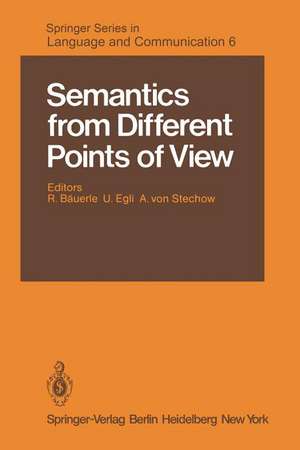 Semantics from Different Points of View de R. Bäuerle