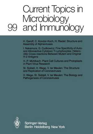 Current Topics in Microbiology and Immunology de M. Cooper