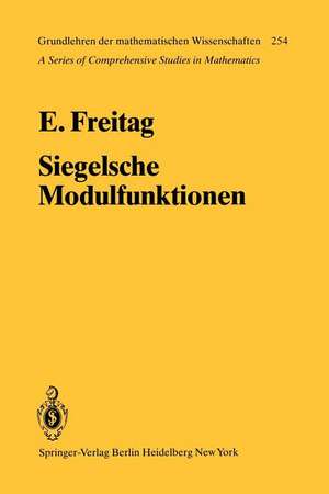 Siegelsche Modulfunktionen de E. Freitag