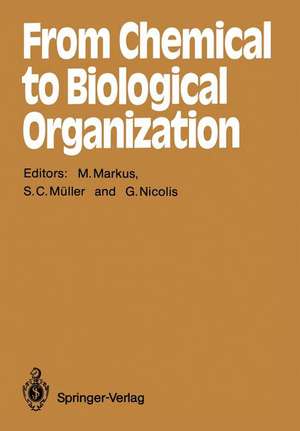 From Chemical to Biological Organization de Mario Markus