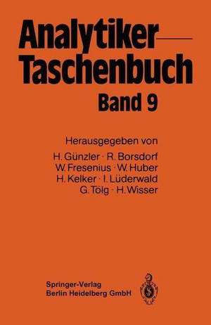 Analytiker-Taschenbuch de Helmut Günzler